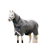Couverture d'extérieur pour cheval Horseware Rhino Plus Hexstop 250g Gris 115 cm
