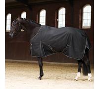 Imperial Riding IRHBasic Couverture d'extérieur d'été avec col amovible, couverture d'extérieur légère et résistante aux intempéries, avec soufflet d'aisance, sangles croisées, lacets pour la queue et