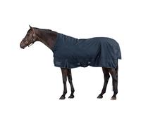 Couverture d'extérieur pour cheval imperméable à col haut Waldhausen Nordic 100g Bleu 165 cm