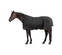 Couverture d'extérieur pour cheval imperméable à col haut Waldhausen Nordic 200g Noir 125 cm