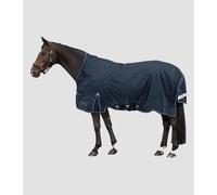Couverture d'extérieur pour cheval imperméable à col haut Waldhausen Scandic 200g Bleu 140 cm