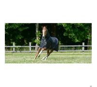Couverture d'extérieur pour cheval imperméable avec couvre-cou Bucas Trot Turnout 50g - Noir - 145 cm