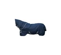 Couverture d'extérieur pour cheval imperméable avec couvre-cou détachable HKM Therma Pro 600D Bleu 125 cm