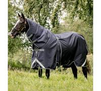 Couverture d'extérieur pour cheval imperméable avec couvre-cou Horseware Rambo Optimo Plus 0g + 300g Bleu 115 cm