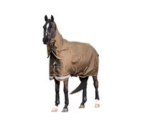 Couverture d'extérieur pour cheval imperméable avec couvre-cou LeMieux Arika Ripstop 200g Vert 4'9