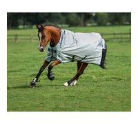 Couverture d'extérieur pour cheval imperméable Bucas Power Turnout Light 0g Gris 125 cm