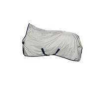 Couverture d'extérieur pour cheval imperméable Bucas Power Turnout Light H/N 0g Gris 155 cm