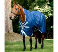 Couverture d'extérieur pour cheval imperméable Horseware Amigo 1200D Wug Turnout 0g Bleu 160 cm