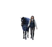Couverture d'extérieur pour cheval Lami-Cell 1200D Armadillo 0g Bleu 145 cm