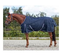 Couverture d'extérieur pour cheval QHP Luxury 300g Bleu 115 cm (Longueur totale: 155 cm)