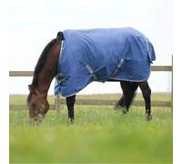Couverture d'extérieur pour cheval recy Equithème Tyrex 600 D 300g Bleu 198 cm