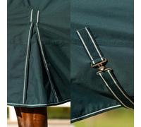 Imperial Riding IRHBasic Couverture d'extérieur 300 g, sans Couvre-Cou, Couverture d'extérieur Chaude, matériau résistant aux intempéries, Soufflet d'aisance, Polyester 600D, Sangles croisées, Lacets