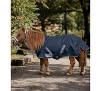 Couverture d'extérieur pour cheval Waldhausen Shetty 100g Bleu 80 cm