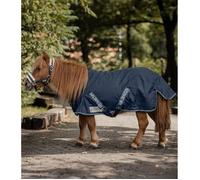 Couverture d'extérieur pour cheval Waldhausen Shetty Light - Bleu - 90 cm