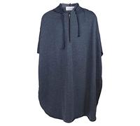 Couverture D'hiver Chaude For Fauteuil Roulant, Cape Coupe-vent Poncho À Capuche Couverture Thermique De Voyage Doublée Polaire(Blue,115 * 130cm)