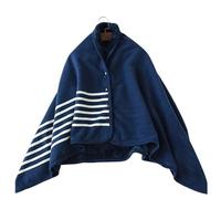 Couverture D'hiver For Fauteuil Roulant For Adultes, Cape De Fauteuil Roulant Et Châle De Soin Épais En Velours Couverture Chaude For Les Genoux Cape Décontractée(D)