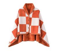 Couverture D'hiver For Fauteuil Roulant For Adultes, Cape De Fauteuil Roulant Et Châle De Soin Épais En Velours Couverture Chaude For Les Genoux Cape Décontractée(H)