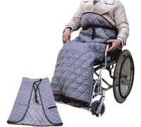 Couverture d'hiver pour fauteuil roulant, doublure en polaire imperméable, confortable, garde au chaud, coupe-vent, bas du corps, housse confortable pour les personnes âgées handicapées