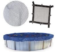 Couverture d'hiver SuperGuard pour piscines hors sol, couverture d'hiver ronde de 6,4 m pour piscine hors sol, avec treuil et c ble, r sistance e