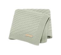 Couverture d'hiver tricotée unie pour bébé, chaude, douillette, pour nouveau-né, allaitement, poussette, siège auto, promenade (vert, taille unique)