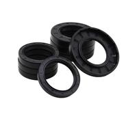 Couverture d'huile de caoutchouc de titane NBR Oil Seals Double Lip Shaft Seals 45mm ID Multiple Sizes Assortment Kit(45x56x8mm)