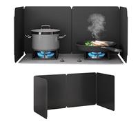 Couverture d'huile de cuisine pliante, Feuille d'isolation thermique anti-éclaboussures for poêle, déflecteur anti-huile et anti-éclaboussures for dosseret(35x40x80cm)