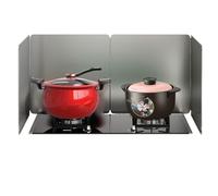 Couverture d'huile de cuisine pliante, Protection anti-éclaboussures pliable en acier inoxydable, protection anti-éclaboussures d'huile, protection anti-éclaboussures à 4 côtés(60x45x90cm)