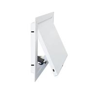 Couverture d'inspection peinte, Panneau d'accès de cadre en aluminium for les tailles multiples multicolores de trappe d'inspection de cloison sèche(White,14x30in (350x750mm))