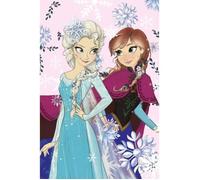 Couverture - Disney - Ice Magic Frozen - 100% Polaire - Taille 100 x 150 cm - Violet