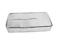 Couverture d'isolation d'escalier de grenier, 26,4x55,1 pouces Isolateur d'échelle de porte d'escalier de grenier Barrière radiante réfléchissante à économie d'énergie pour escaliers rabattables