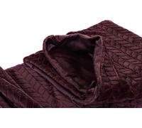 Couverture DKD Home Decor flèches violettes (130 x 170 x 2 cm)