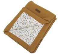 Couverture double face - DOMIVA - AU FIL DE L'EAU - 75 x 100 cm - Caramel