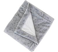Couverture Double Face Indoor - Imprime Etoiles Grises - 75x100cm Gris