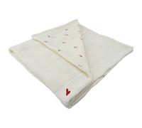 Couverture double face - DOMIVA - Maternity Love - 75 x 100 cm - Grosse maille et mousseline