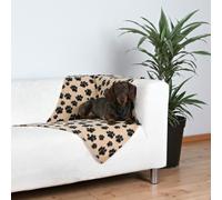 Couverture Doublée Beany Polaire Beige 100 X 70 Cm