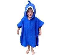 Couverture douce à séchage rapide à capuche enfants Requin Serviette pour enfant - 5T | 100% coton en douceur Snuggles enfants sèche. obtenez le cadeau de Baby Shower Moms Love par Hudz Kidz