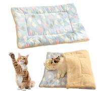 Couverture douce et chaude pour chat - Tapis auto-chauffant pour chats et chiens - Coussin thermique lavable - Antidérapant - Auto-chauffant - Pour intérieur et extérieur - Bleu - Taille XL