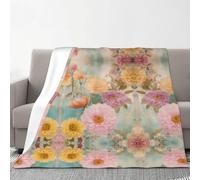 Couverture douillette en flanelle pour canapé, lit, camping, 177,8 x 203,2 cm - Couverture douce et confortable en hiver, parfaite pour décoration d'intérieur et idées cadeaux