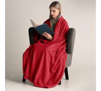 Couverture douillette en polaire douce Couvre-lit 70 x 150 cm - Rouge