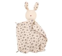 Couverture douillette lapin mignon foulard apaisant pour les tout-petits nouveau-nés Couverture doudou respirante Serviette apaisante en coton