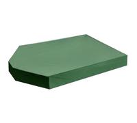 Couverture du Bac à Sable Bateau 160x113x22 Cm Imperméable Vert | Oxford Polyester, Pliable et Coupe-vent, Protection UV pour Garçon et Filles, Jardin et Table de Jeu