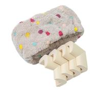 Couverture du cadre de fixation de tapis, couverture du cadre de l'aiguille perforatrice | de bandes de broderie en flanelle, anneau de broderie avec 4 anti-collision en mousse