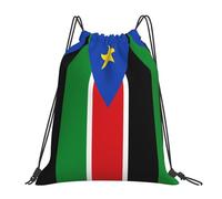 Couverture Du Drapeau Du Soudan Du Sud Unisexe Sac À Cordon Étanche Sacs De Gym Grand Sac À Dos À Cordon Pour Voyage Yoga Plage