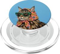 Couverture du Magazine Maine Coon Fashion Cats Cat Lover PopSockets PopGrip pour MagSafe