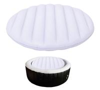 Couverture du MAUILLE PLUSABLE 49 Pouces de Vent ＆ Couvercle de Baignoire isolée à l'épreuve de la Pluie Couvercle d'énergie Spa Spa pour Bain à remous, Baignoire, Rond