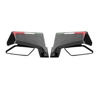 Couverture du Spoiler pour CBR650R pour CBR1000RR Aileron Latéral De Carénage Moto Universel avec Rétroviseur D'aile Fixe(Look de Carbone)