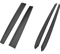 Couverture du tableau de bord, Habillage de porte, ABS de haute qualité, Installation facile, Carbone mat 01