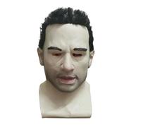 Couverture Du Visage De La Tête De Latex Old Man - Masque Réaliste En Latex Halloween Pour Le Cosplay | Costume De Costumes Âgés Effrayants Pour Maisons Hantées, Performances, Farces | Creepy Fa