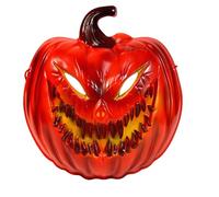 Couverture Du Visage - Masque De Cosplay D'Halloween | Pumpkin And Ghost Full Face Design | Accessoire De Mascarade PVC | Spooky Costume Accessoire Pour Maison Hantée | Portage De Vacances Drôle