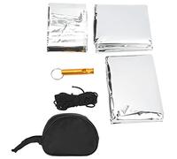 Couverture d'urgence extérieure, couverture de survie à isolation thermique, sac de couchage, tente, équipement de survie sur le terrain pour le camping, la randonnée et les
